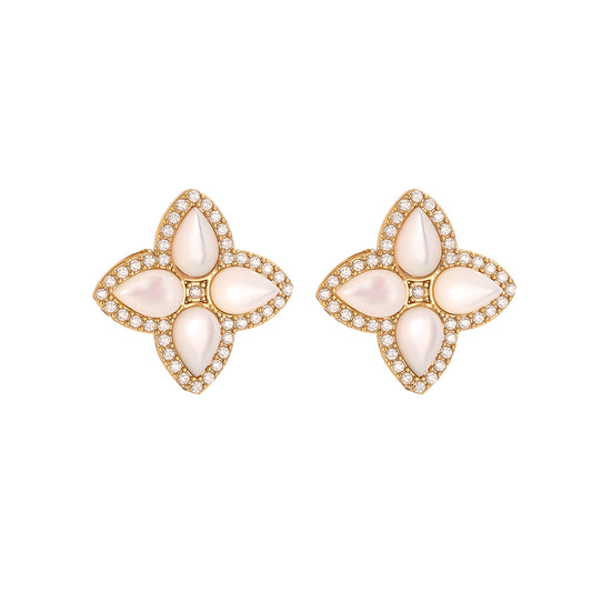 Meadow Mist Floral Studs